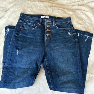 High waisted skinny crops Jeans